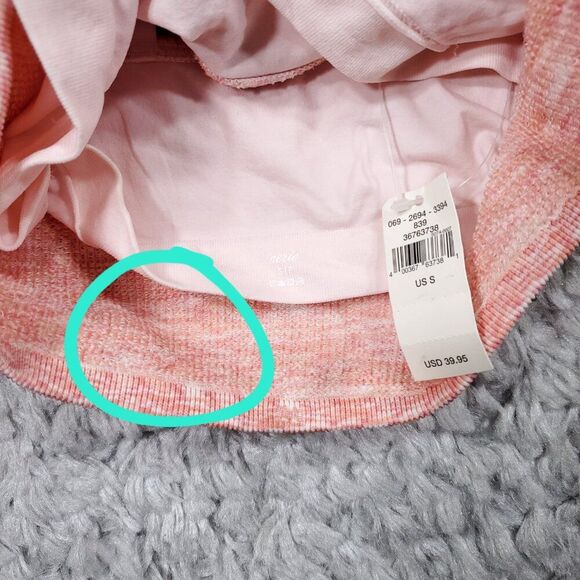 READ Aerie Seamless Ring Longline Bralette Beach Peach Pink Stretch Size Small - Picture 8 of 11